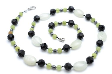 Doğal Taşlar izole boncuk