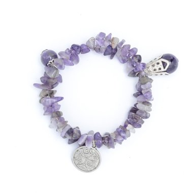 bilezik mor taş izole