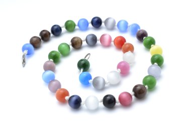 Doğal Taşlar izole boncuk