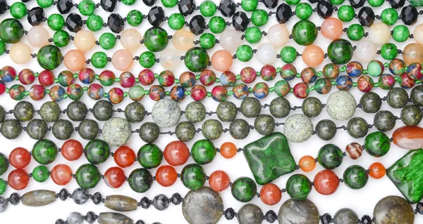 Texture of color beads — Stock Photo, Image