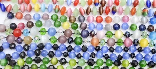 Textúra a színes gyöngyök — Stock Fotó