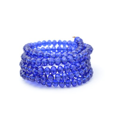 Bilezik mavi boncuk izole