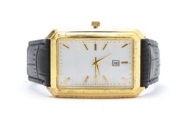 beyaz izole çizilmiş kol saati