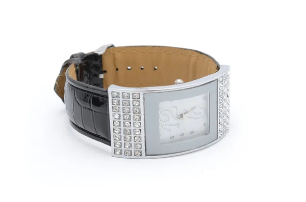 Dámské hodinky izolované na bílém — Stock fotografie