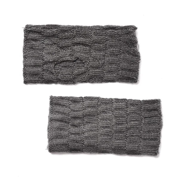 Beyaz izole gri fingerless eldiven — Stok fotoğraf