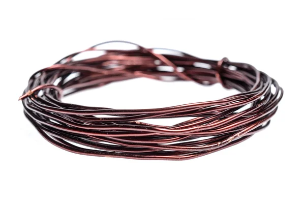 A coil of copper wire — Stock Photo, Image
