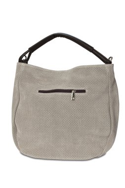 Beyaz bir arka planda kadın çanta