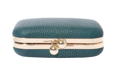 Beyaz bir arka planda kadın çanta