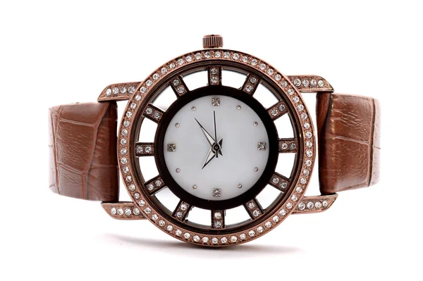 Wristwatch on white background — Stock Photo, Image