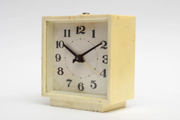 正方形のプラスチックの目覚まし時計 — ストック写真