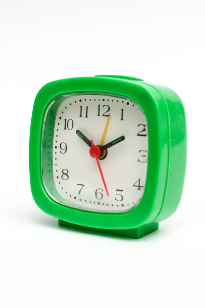Zielony alarmu z tworzyw sztucznych — Zdjęcie stockowe