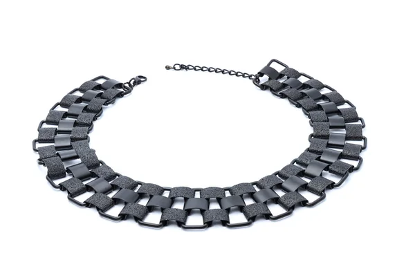 Collar negro aislado en blanco — Foto de Stock