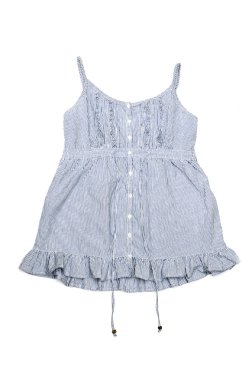 beyaz izole kolsuz tunik