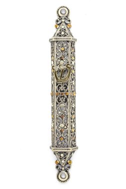 mezuzah on a white background clipart