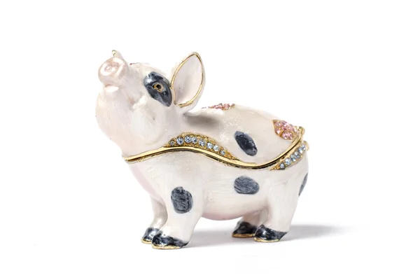 Ковпачок свині ізольовані на білому — стокове фото