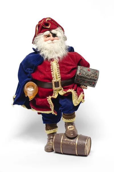 Іграшки Санта-Клауса пірат — стокове фото