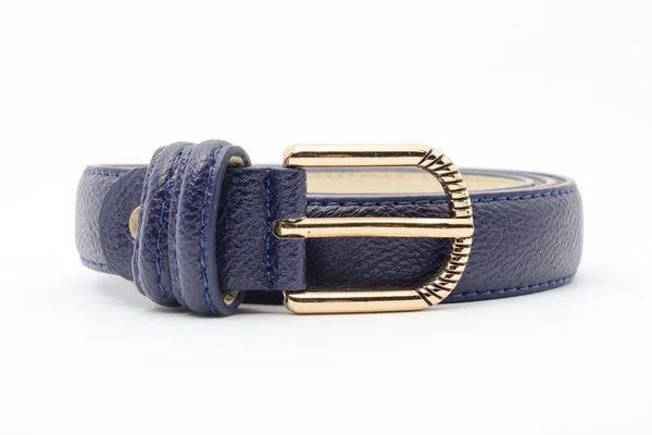 Cintura blu scuro isolato su bianco — Foto Stock