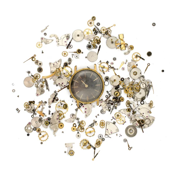 機械式時計の詳細のテクスチャ — ストック写真