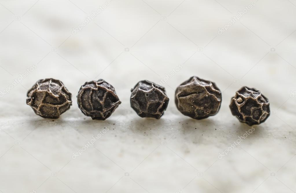 black pepper peas macro