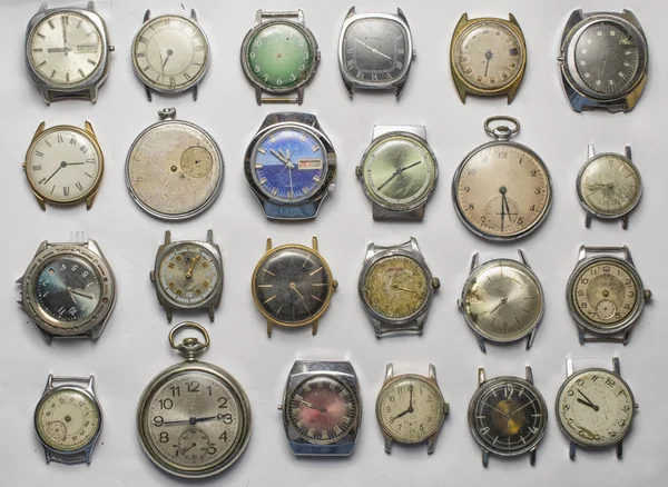 Vecchio orologio sfondo — Foto Stock
