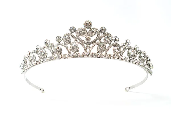 Tiara su sfondo bianco — Foto Stock