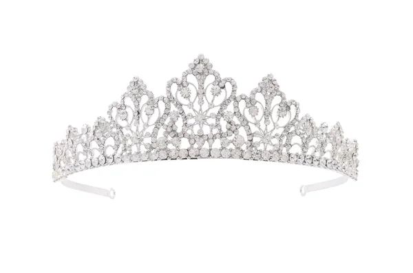 Tiara sobre um fundo branco — Fotografia de Stock