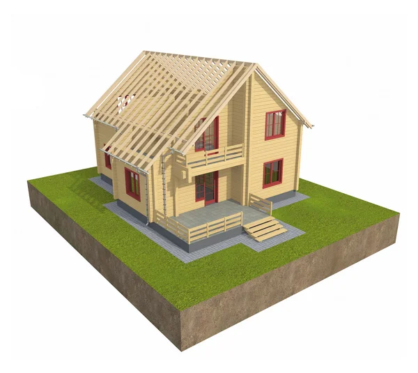 House 3D — Stock Photo, Image