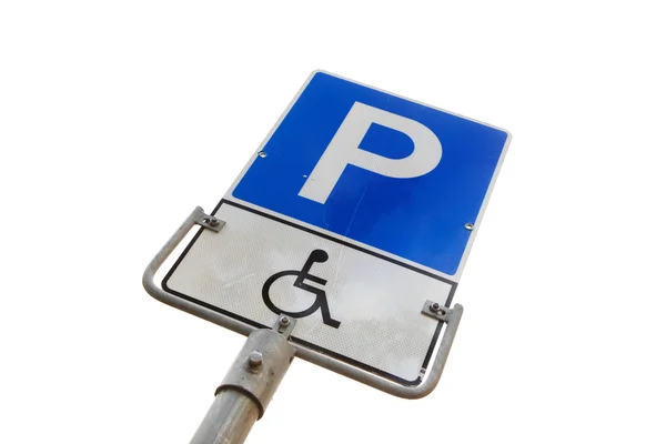 Pessoas com deficiência lugar de estacionamento — Fotografia de Stock