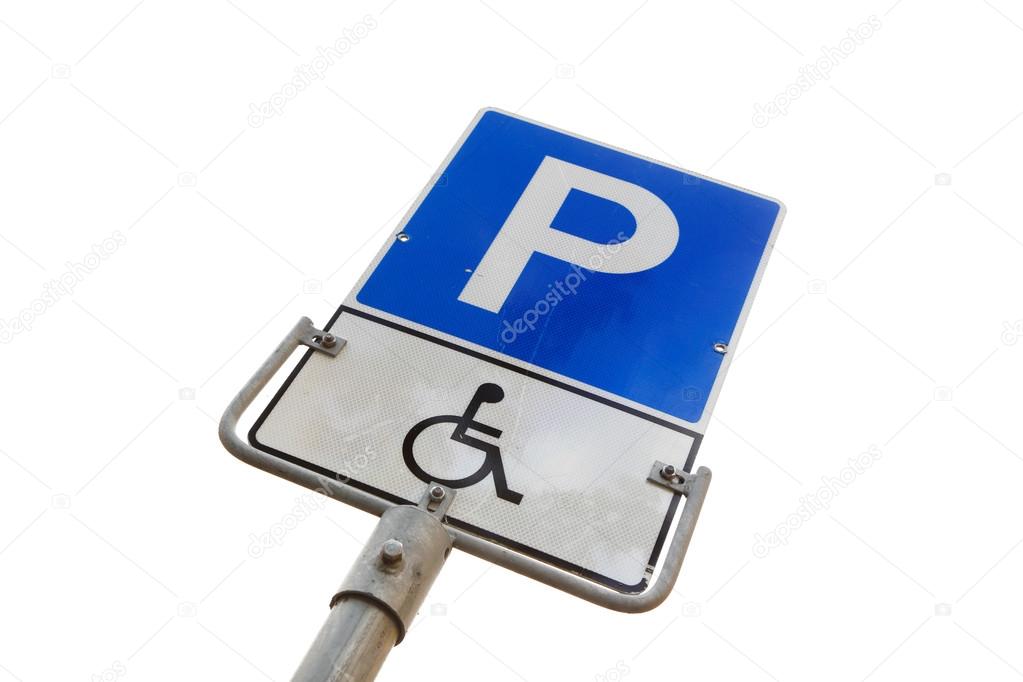 Disabled persons parking space