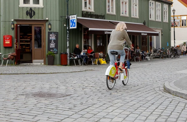 Bicicleta en Trondheim —  Fotos de Stock