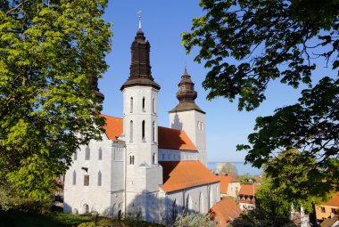 Visby Cathedral Sweden clipart