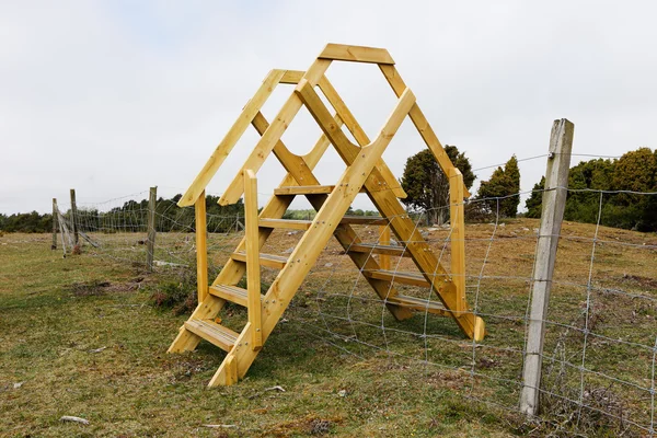 Stile over the fence — Stock Photo, Image