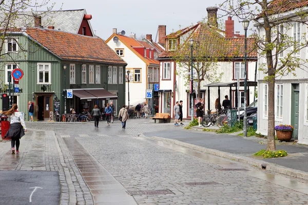 Trondheim old town — Stock Photo, Image