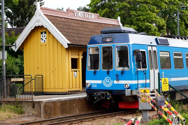 鉄道駅 Vendevagen — ストック写真