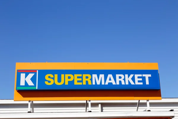 K signo de supermercado — Foto de Stock