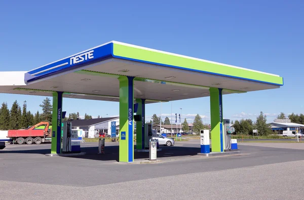 Gasolinera Neste — Foto de Stock