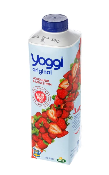 Yogur 1000 gramos envase — Foto de Stock