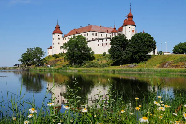 Die Mittelalterliche Burg Lacko Der Schwedischen Provinz Vastergotland — Stockfoto