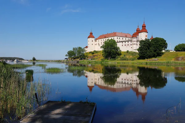 Die Mittelalterliche Burg Lacko Der Schwedischen Provinz Vastergotland — Stockfoto