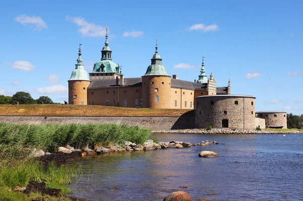 Außenansicht Des Alten Kalmarer Schlosses Der Schwedischen Provinz Smaland — Stockfoto