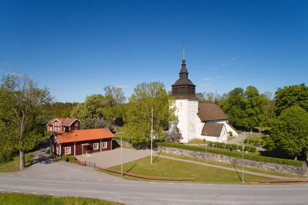 Vanso Svezia Maggio 2020 Veduta Esterna Dell Edificio Della Chiesa — Foto Stock