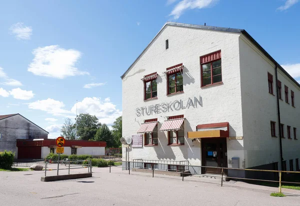 Hedemora Schweden Juli 2020 Das Gebäude Der Grundschule Stureskolan — Stockfoto