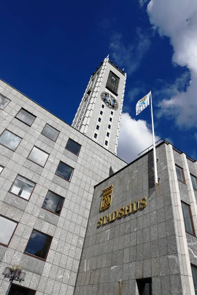 Vasteras Sweden July 2020 Low Angle View Vasteras City Hall — Stock Photo, Image