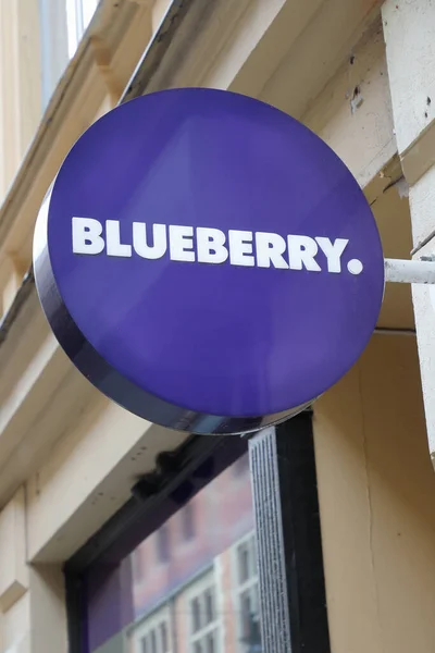 Stockholm Schweden Juli 2020 Der Lifestyleladen Blueberry Mit Bioladen Zum — Stockfoto