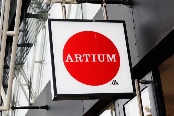 Kopenhagen Dänemark September 2019 Der Artium Laden Der Vesterbrogade Mit — Stockfoto