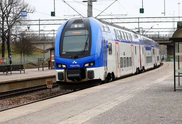 Katrineholm Zweden April 2021 Malartag Service Tweedelige Elektrische Meervoudige Unit — Stockfoto