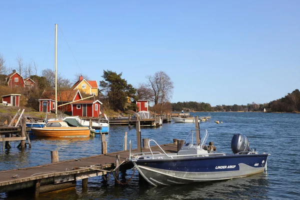 Oxelosund Schweden April 2021 Bewässerung Der Schärenküste — Stockfoto