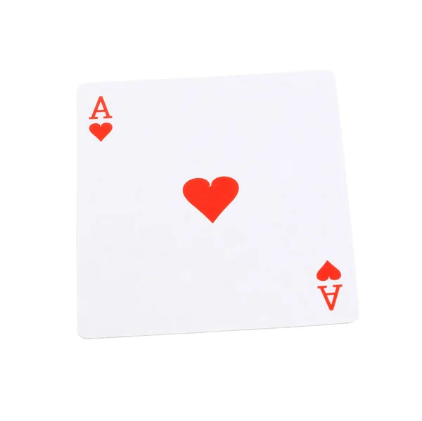 Ace of hearts — Stock Photo, Image