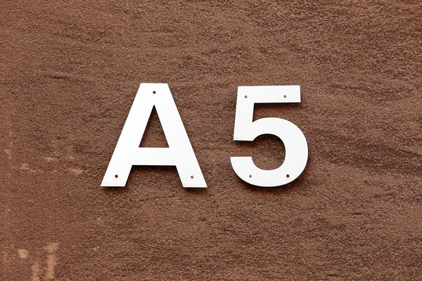 Number A5 — Stock Photo, Image