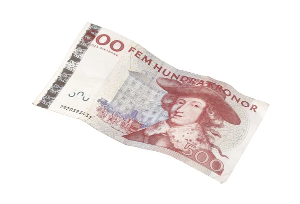 Svensk 500 kronor sedel — Stockfoto